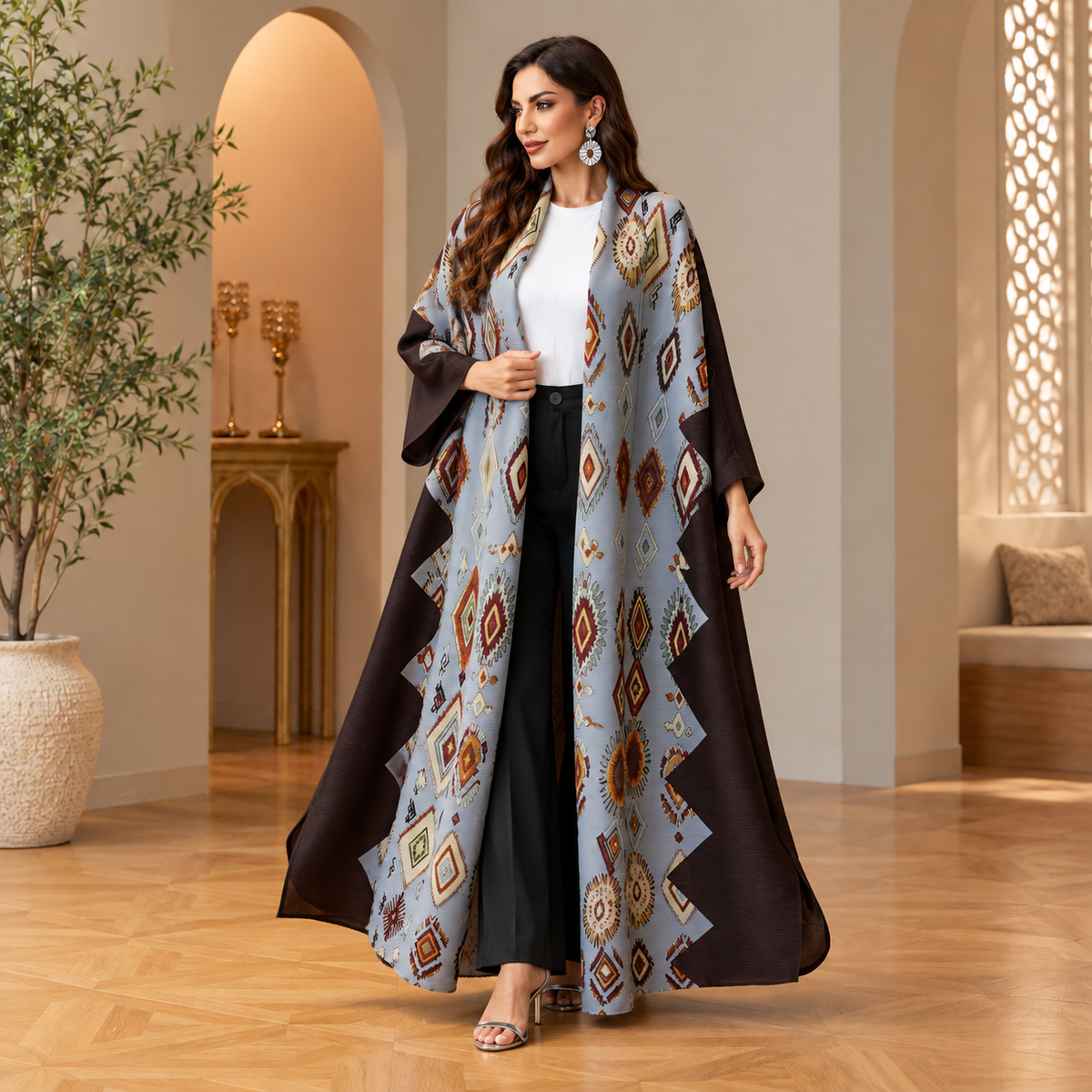 أسود منقوش