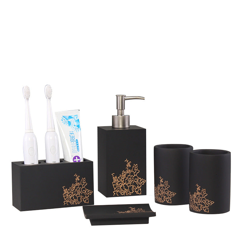 طقم Elegant Peony فاخر من الريزن – 5 قطع