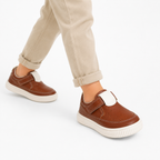 حذاء أطفال بني كاجوال بإغلاق لاصق – صورة 3