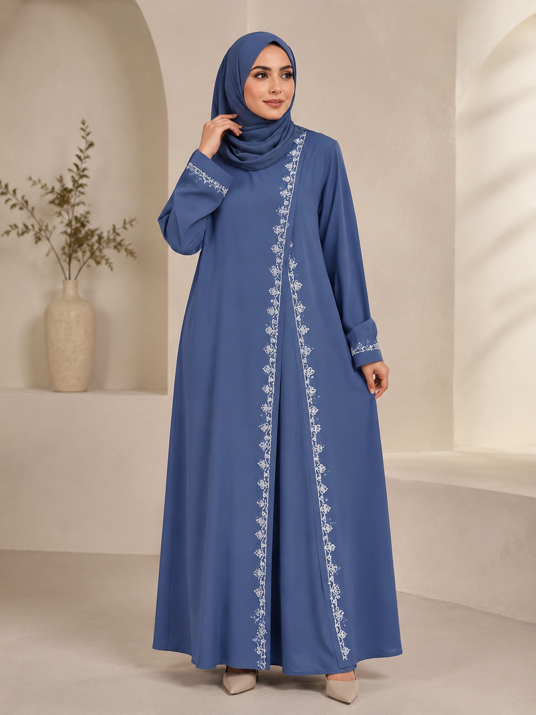 عباية نسائية موف – صورة 2
