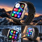 أسود ديناميكي بسوار سيليكون (Dianfeng Black Silicone)