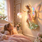 Flower Fairy Elf Wall Lamp