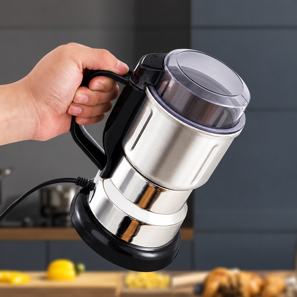 طاحونة سوداء + 3 شفرات (Black Grinder + 3 Blade Sets)