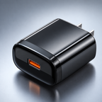 شاحن منفرد (22.5W Fast Charge) - أسود