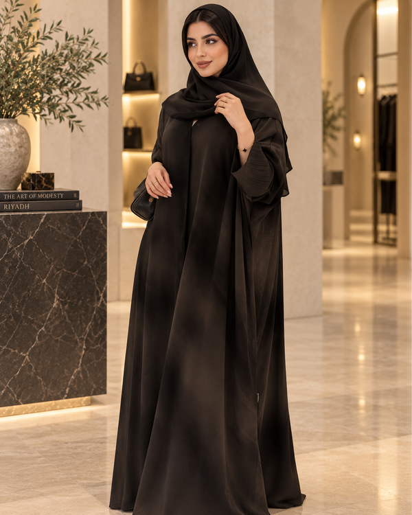 كارديجان نسائي طويل فاخر بتفاصيل كروشيه وقصة انسيابية