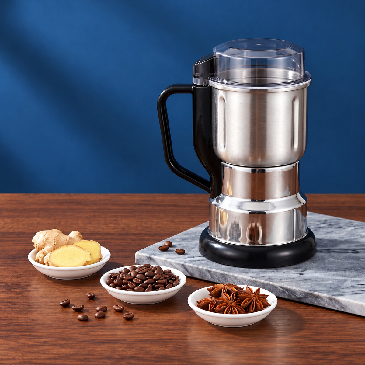 طاحونة سوداء + 3 شفرات (Black Grinder + 3 Blade Sets)