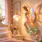 Flower Fairy Elf Wall Lamp