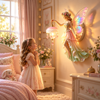 Flower Fairy Elf Wall Lamp