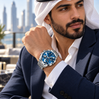 أزرق