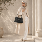 حقيبة توت نسائية كبيرة من الجلد الطبيعي