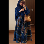 طقم بقطعتين (بلوفر + تنورة)