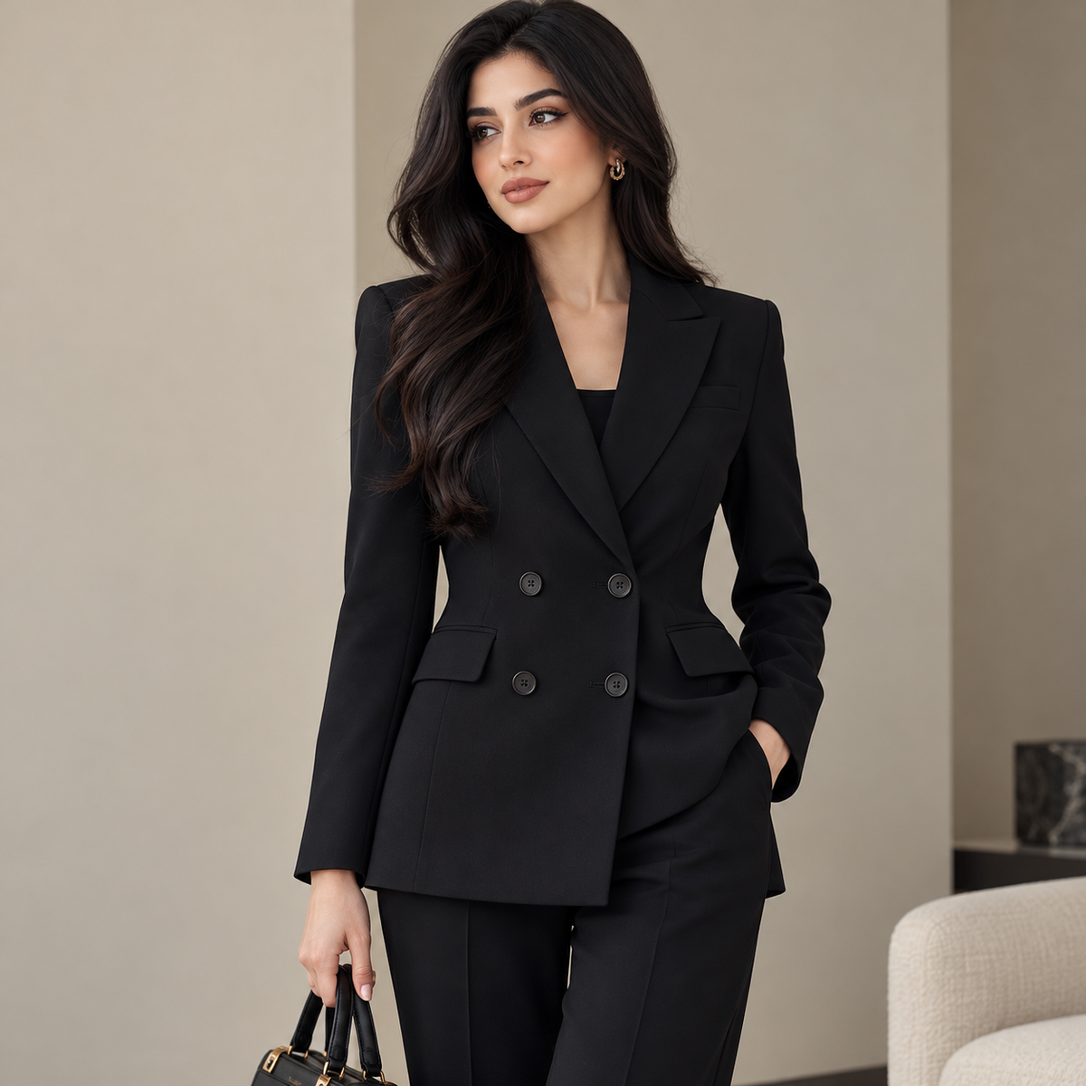 معطف أسود
