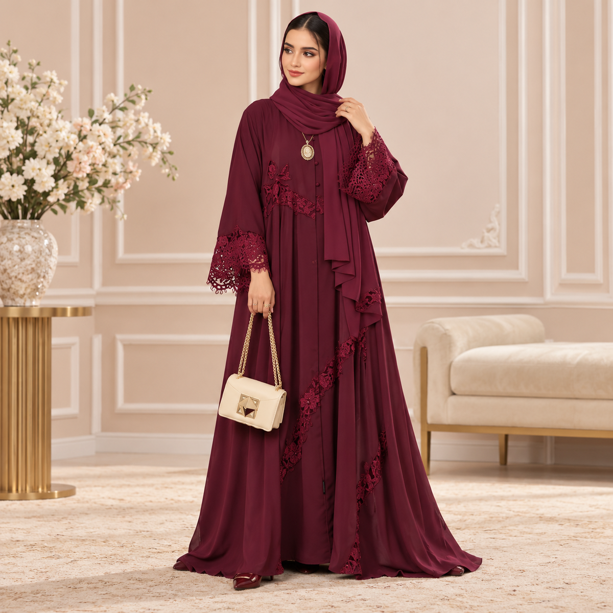عنابي داكن