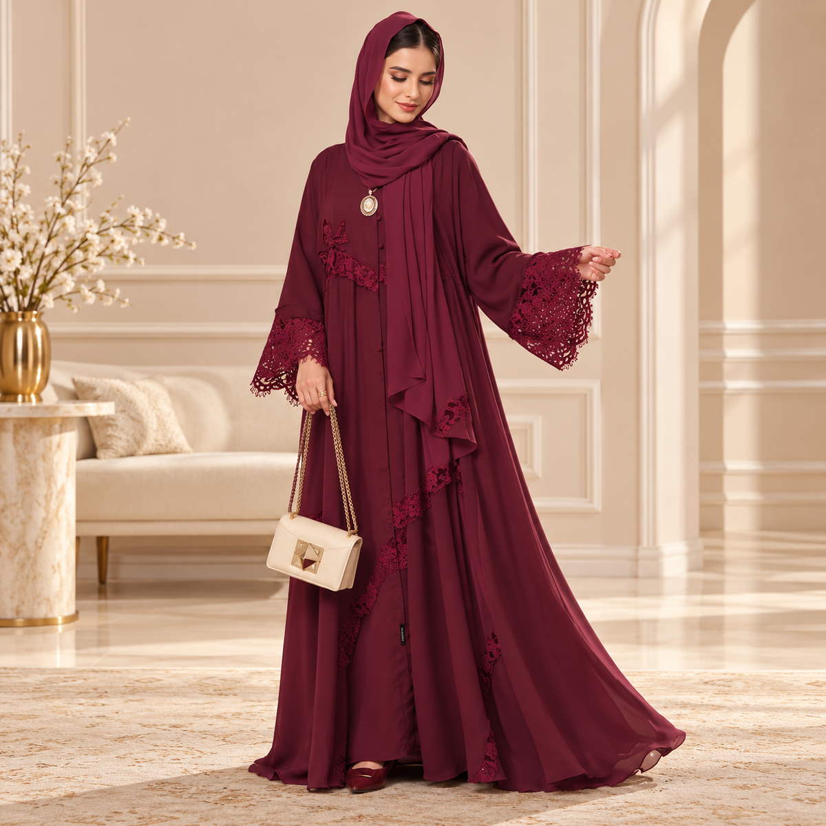 عنابي داكن