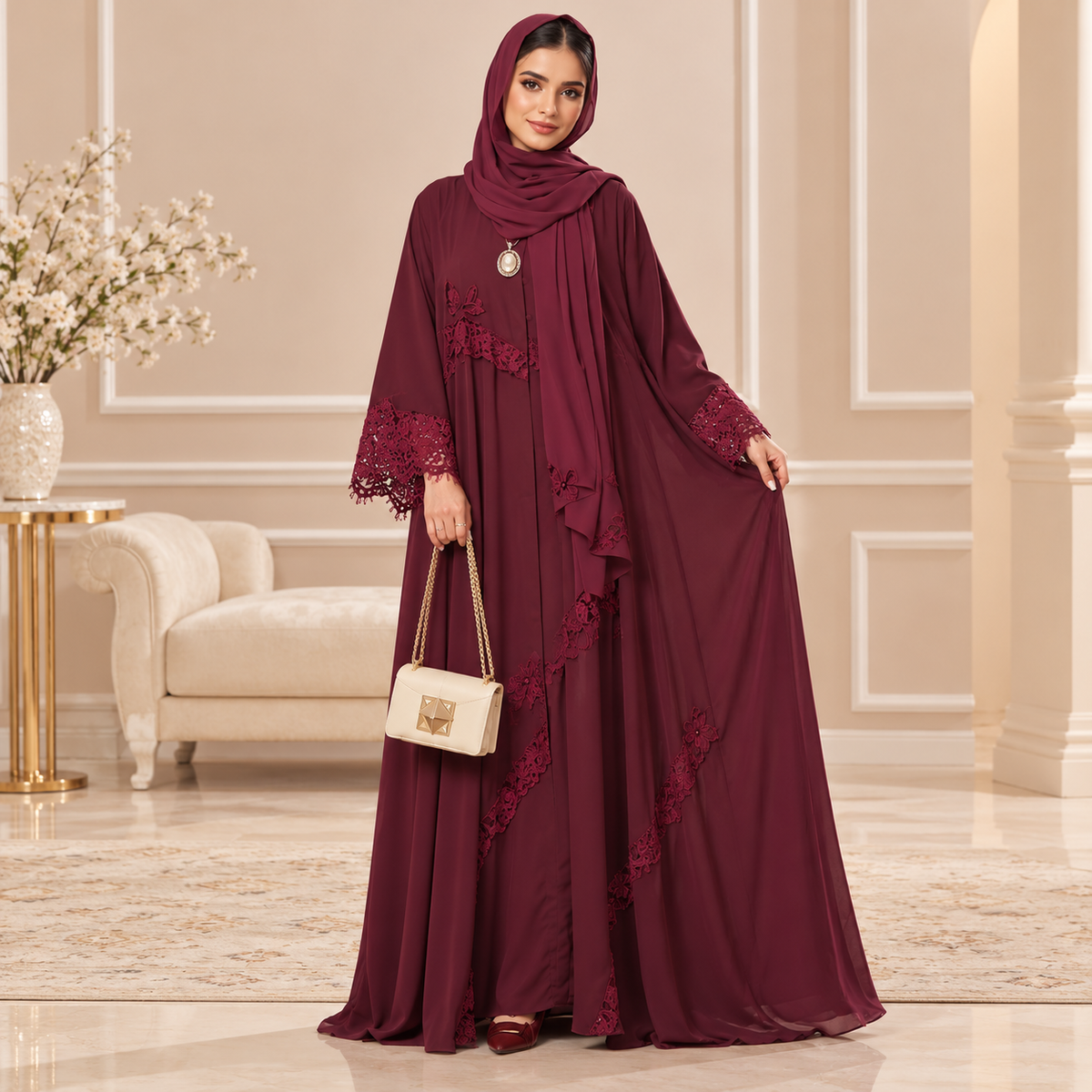عنابي داكن