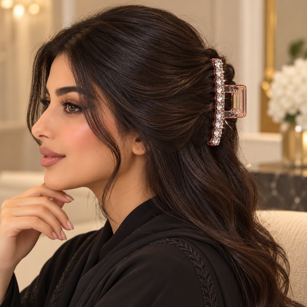 رمادي مرصع بالألماس