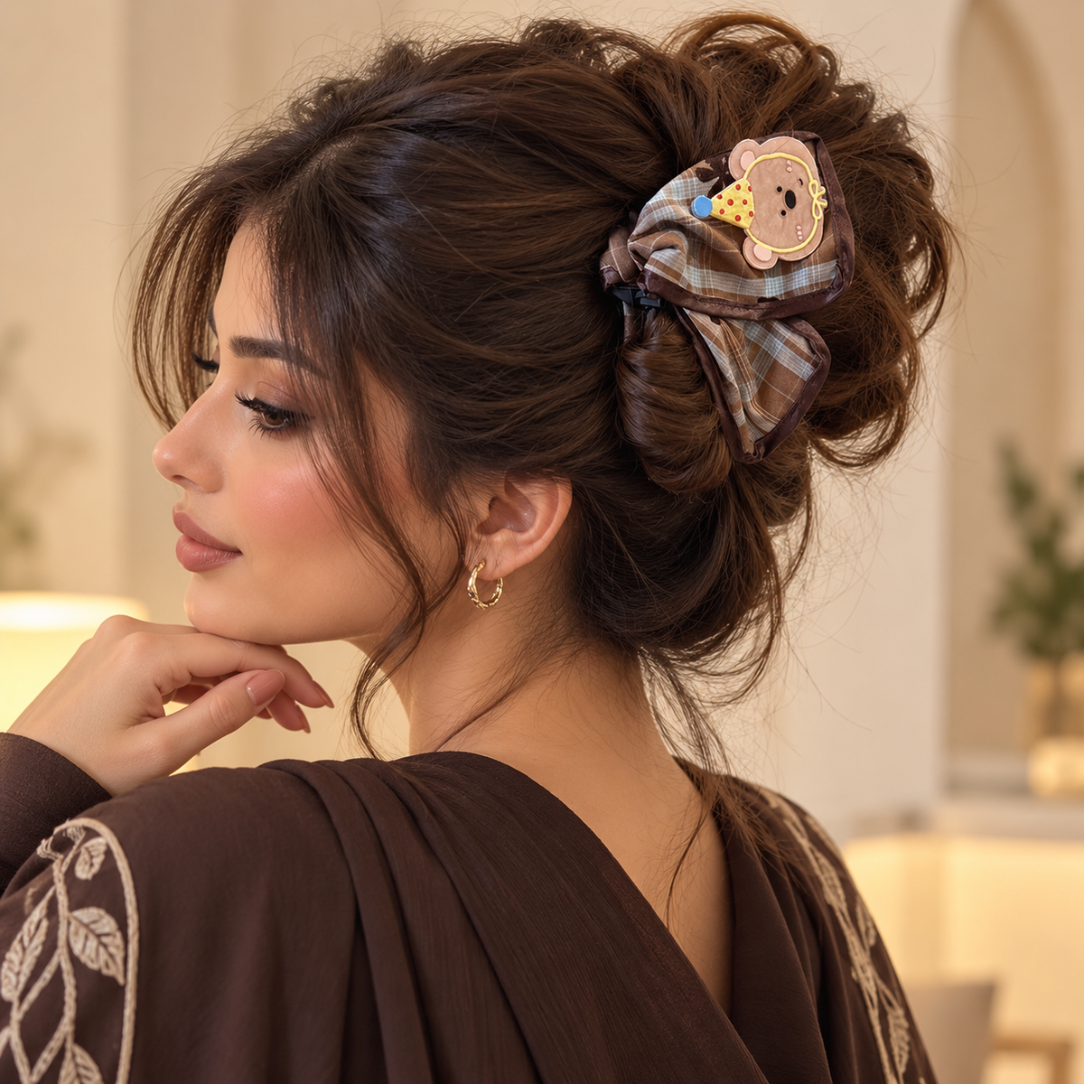 مثلث دب بقبعة صفراء