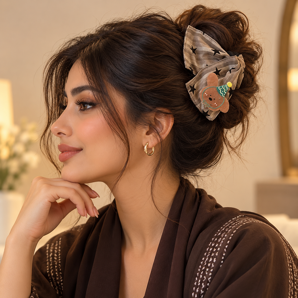مثلث دب بقبعة صفراء