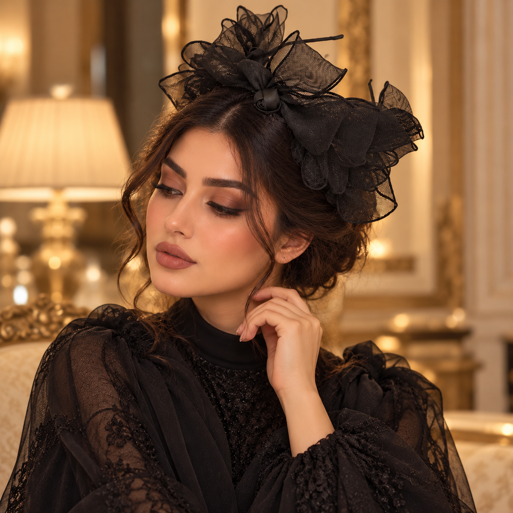 أسود فاخر بنمط فرنسي