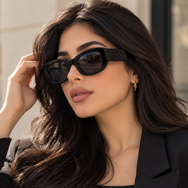 نظارة شمسية مربعة فاخرة بعدسات متدرجة وحماية UV400