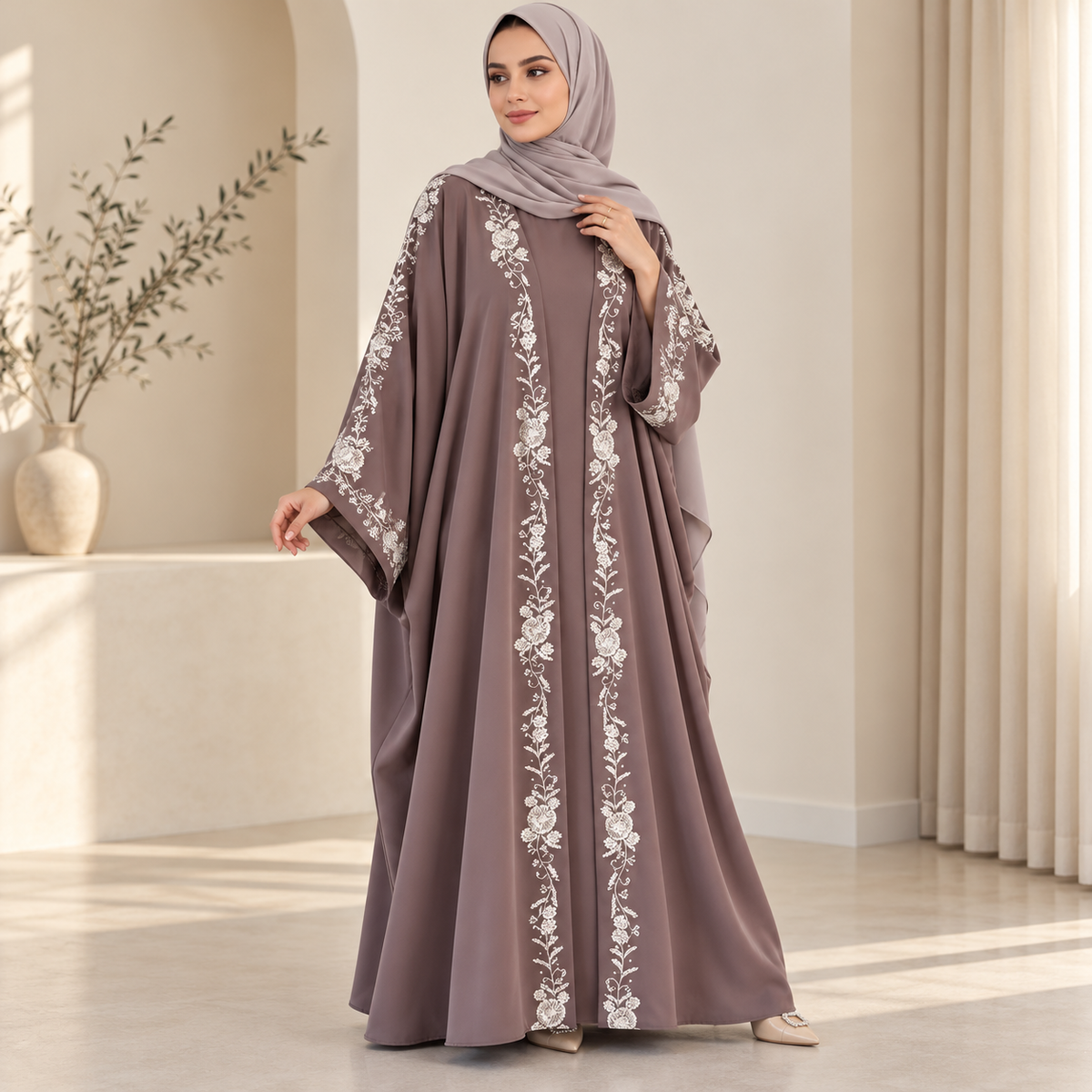 بني رمادي