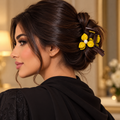 أصفر شوكولاتة زهري