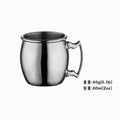 كوب شوت ستانلس ستيل 304 - 60 مل بتصميم مطروق فاخر (4 ألوان)
