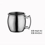 كوب شوت ستانلس ستيل 304 - 60 مل بتصميم مطروق فاخر (4 ألوان)