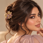 مشبك زهرة صغيرة (كريستال)