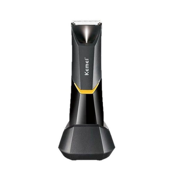 ماكينة حلاقة كهربائية نسائية Kemei KM-3208 - مقاومة للماء بالكامل مع شفرة فولاذية وشحن USB للاستخدام الجاف والرطب