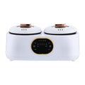 وعاء سيراميك أسود مزدوج قابل للفصل - طبقة واحدة (Detachable Black Ceramic Double Pot Single Layer)