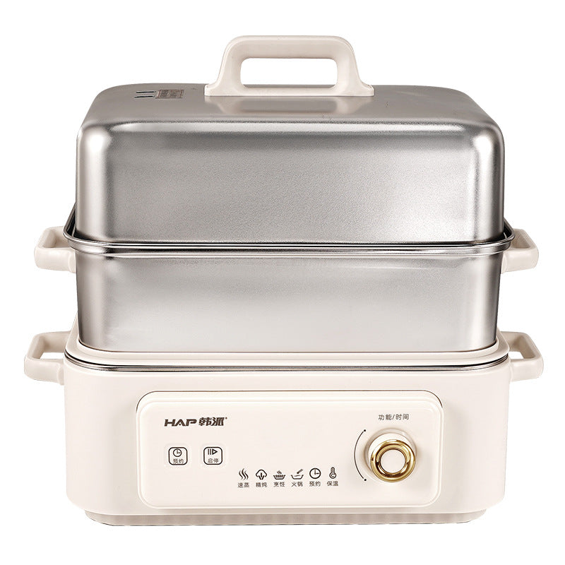 جهاز بخار HP-525C 17 لتر - 3 طبقات مع قاعدة (HP-525C Electric Steamer 17L 3-Tier with Base)
