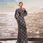 أسود وفضي