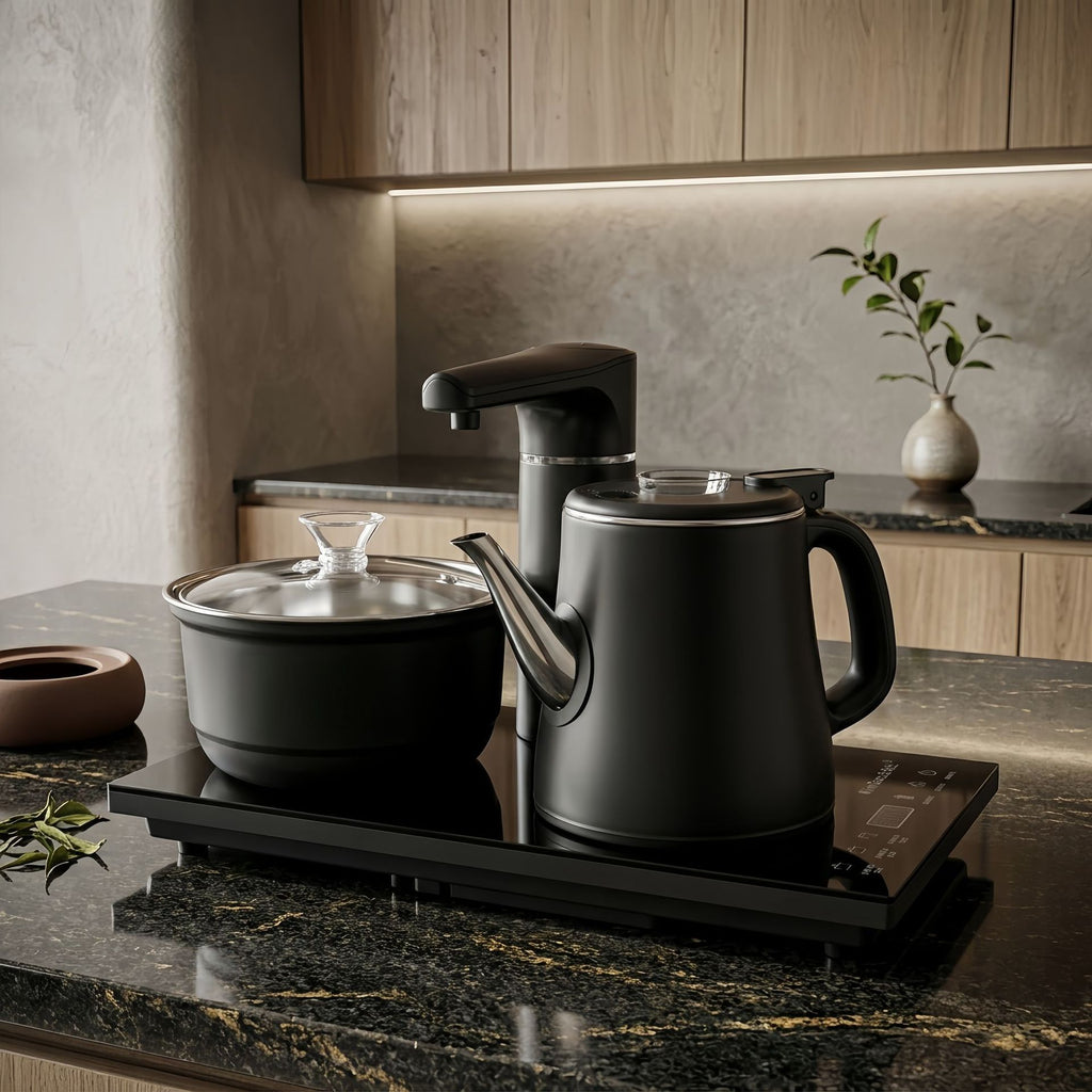 20×37 سم - أوتوماتيكي ستانلس ستيل (20×37 Fully Automatic Stainless Steel Tea Stove)