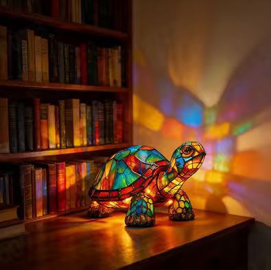 مصباح ليلي LED ديكوري من الريزن بتصاميم حيوانات ونباتات
