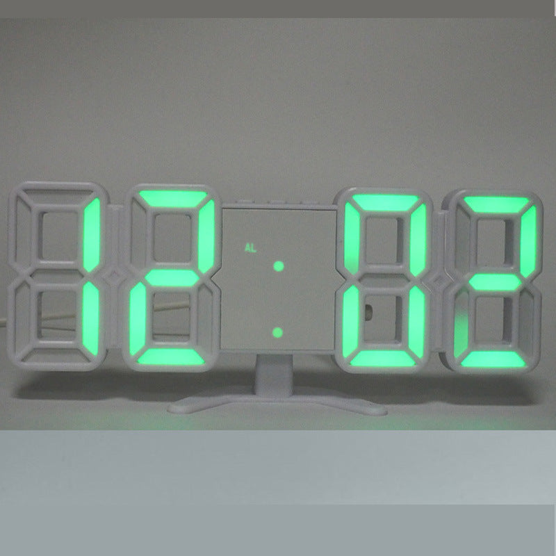 إضاءة خضراء (هيكل أبيض)