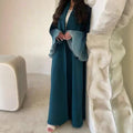 عباية كاب نسائية متدرجة بأكمام خفاش