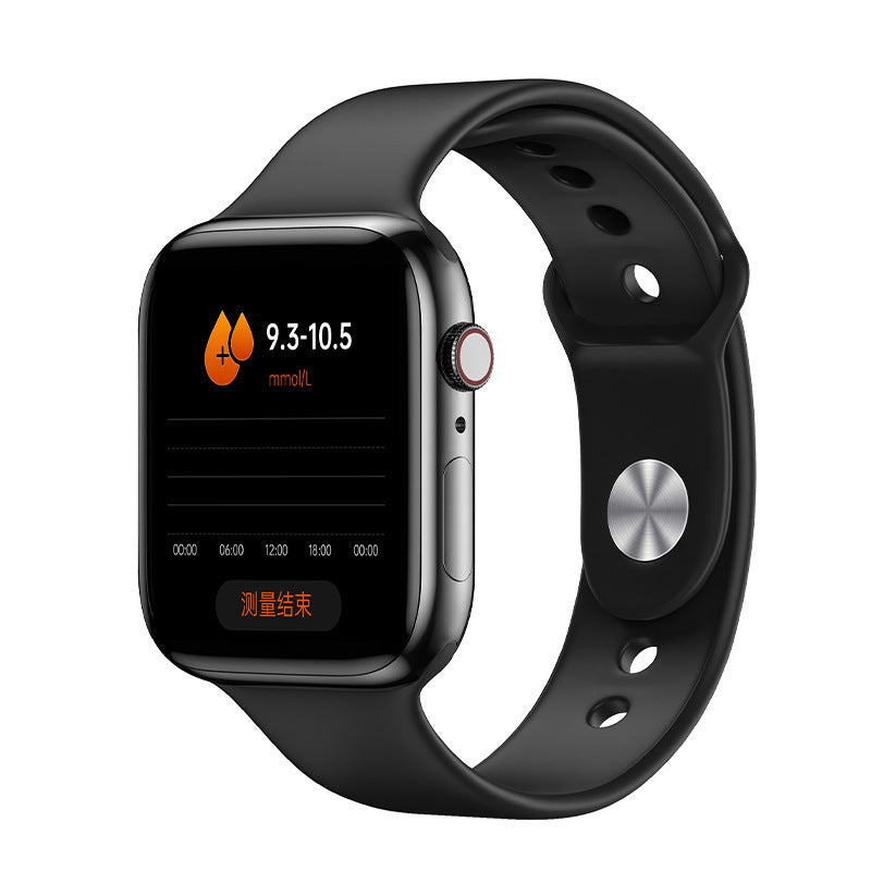أسود بسوار سيليكون واحد (Black Silicone Only)