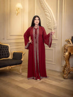 عباية ملكية فاخرة  بتطريز لامع