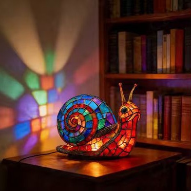 مصباح ليلي LED ديكوري من الريزن بتصاميم حيوانات ونباتات
