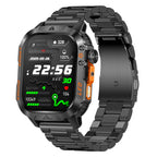 أسود بسوار معدني (Metal Strap)