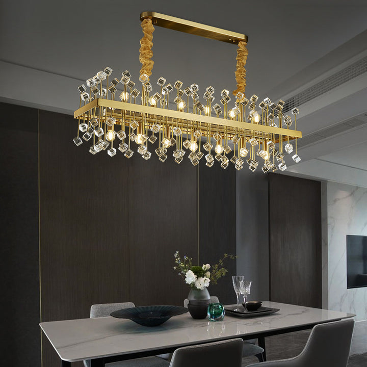 نجفة كريستال LED فاخرة متعددة التصاميم – إضاءة دافئة أو بيضاء