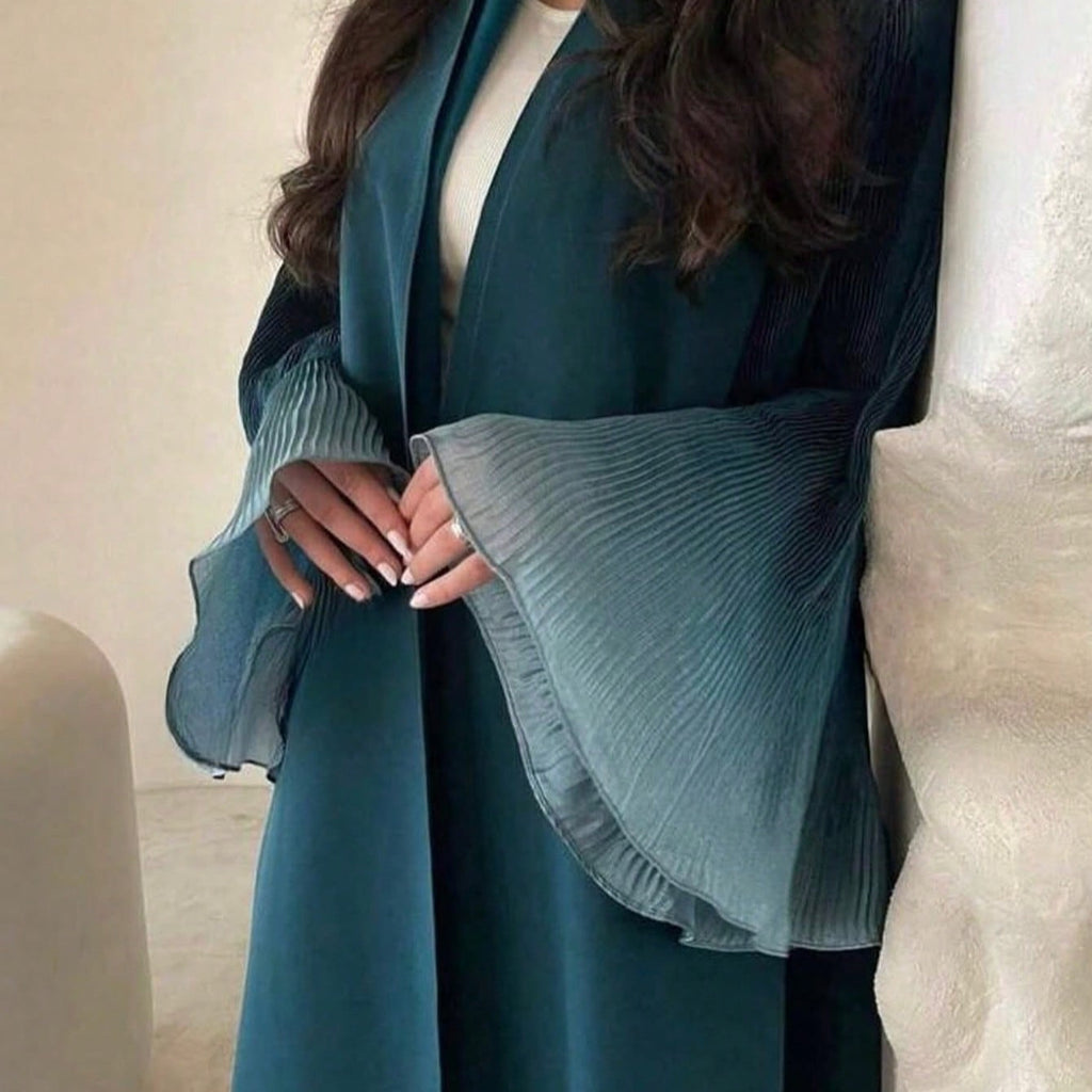 عباية كاب نسائية متدرجة بأكمام خفاش