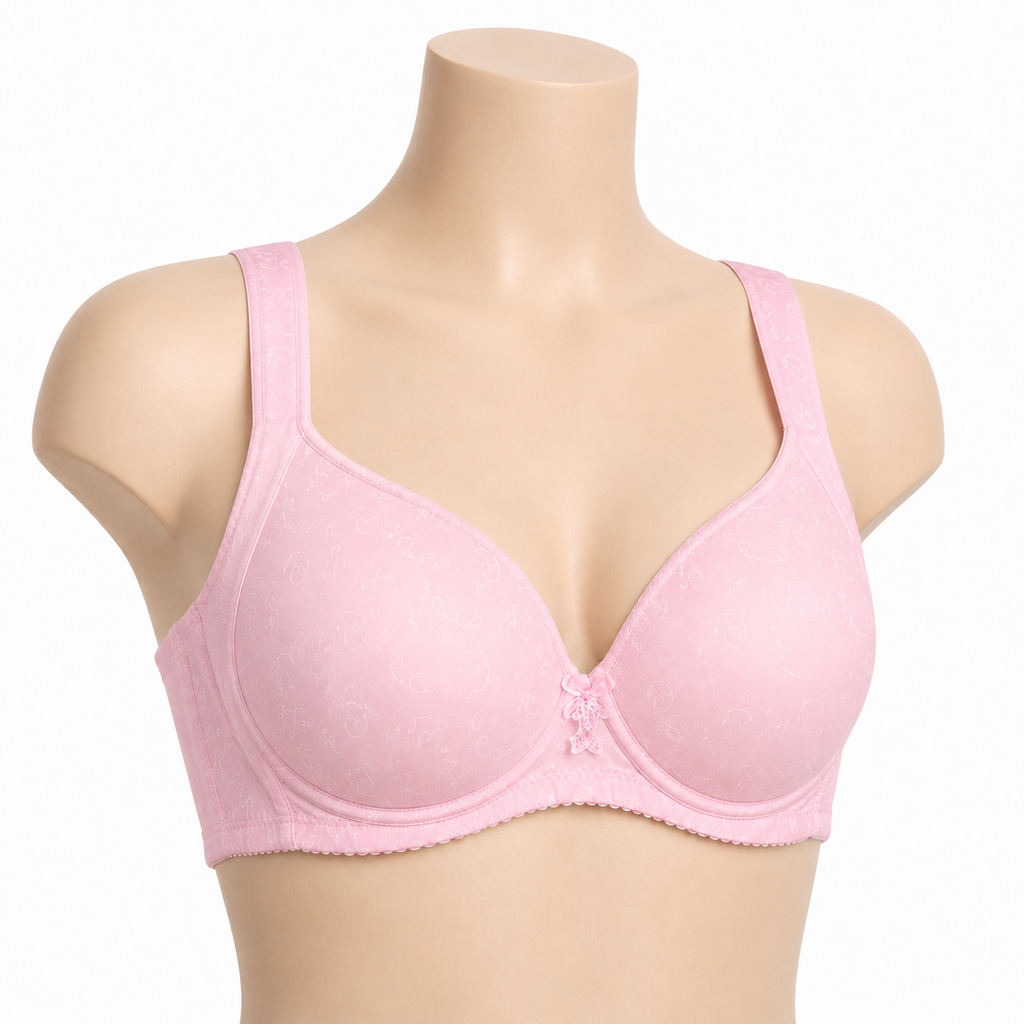 حمالة صدر مبطنة بأكواب مقولبة وحمالات عريضة للاستخدام اليومي – صورة 2