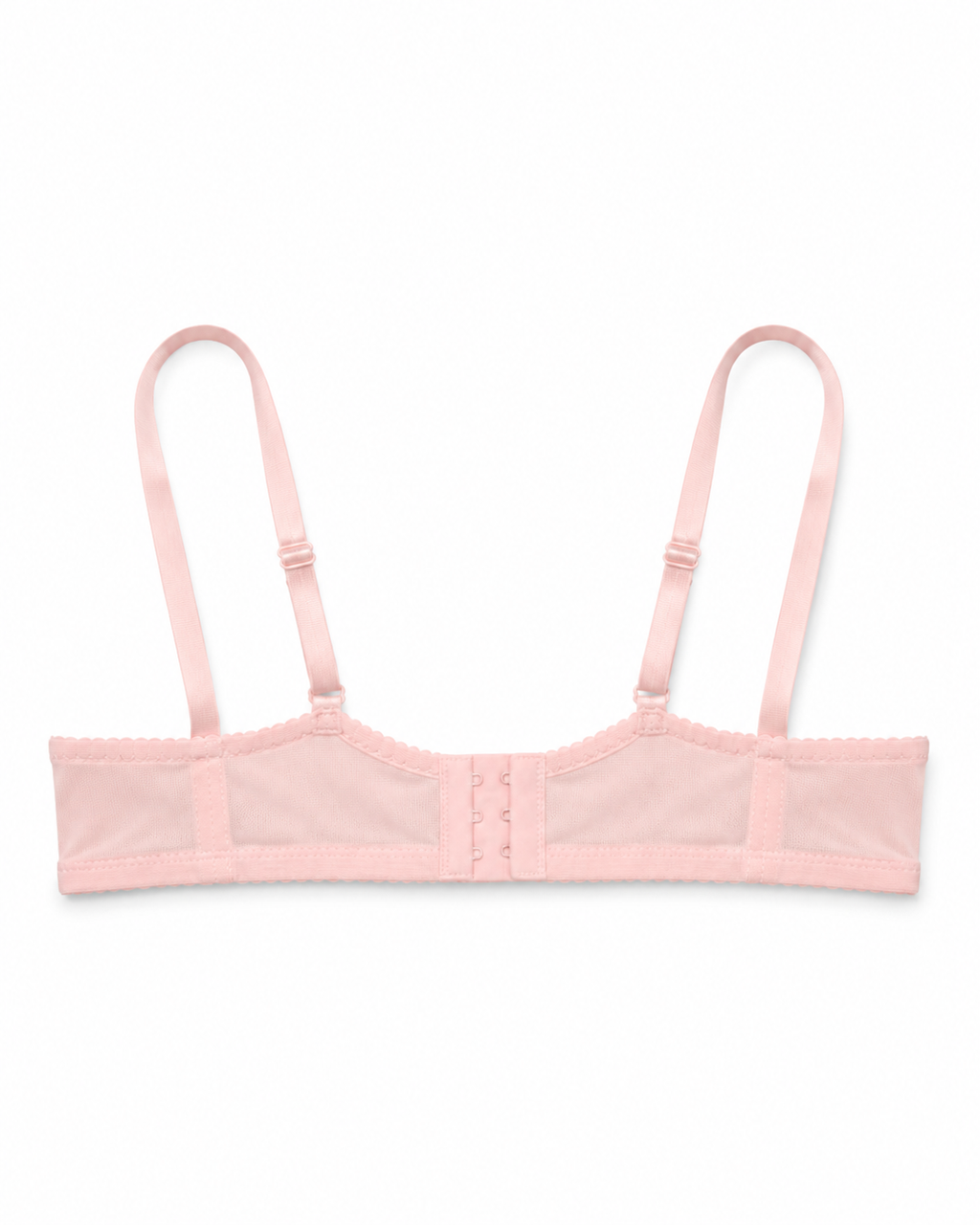 Women's Padded Lace Bra with Adjustable Straps | Hook & Eye Closure, Floral Lace Cups, Wide Underband, Full Coverage, Daily Wear – صورة 1