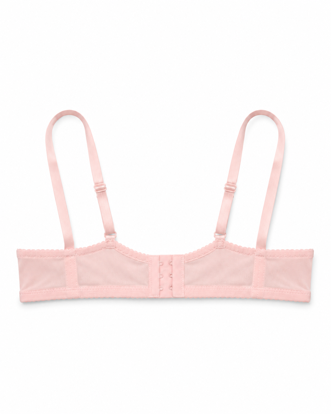 Women's Padded Lace Bra with Adjustable Straps | Hook & Eye Closure, Floral Lace Cups, Wide Underband, Full Coverage, Daily Wear – صورة 1