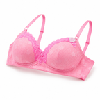 Women's Padded Bra with Lace Trim & Adjustable Straps | Daily Wear, Soft Padded Cup, Multiple Colours, Feminine Design, Comfortable Fit – صورة 3