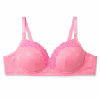 Women's Padded Bra with Lace Trim & Adjustable Straps | Daily Wear, Soft Padded Cup, Multiple Colours, Feminine Design, Comfortable Fit – صورة 4