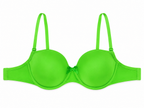 Women's Padded Bra with Adjustable Straps, Orange | Soft Cup Support, Centre Bow Detail, Daily Wear, Vibrant Colour, Smooth Fit – صورة 4