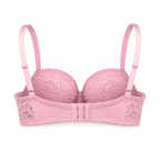Women's Padded Lace Bra with Adjustable Straps, Pack of 3 | Floral Lace Design, Back Hook Closure, Everyday Wear, Soft & Comfortable, 3 Colours Included – صورة 3